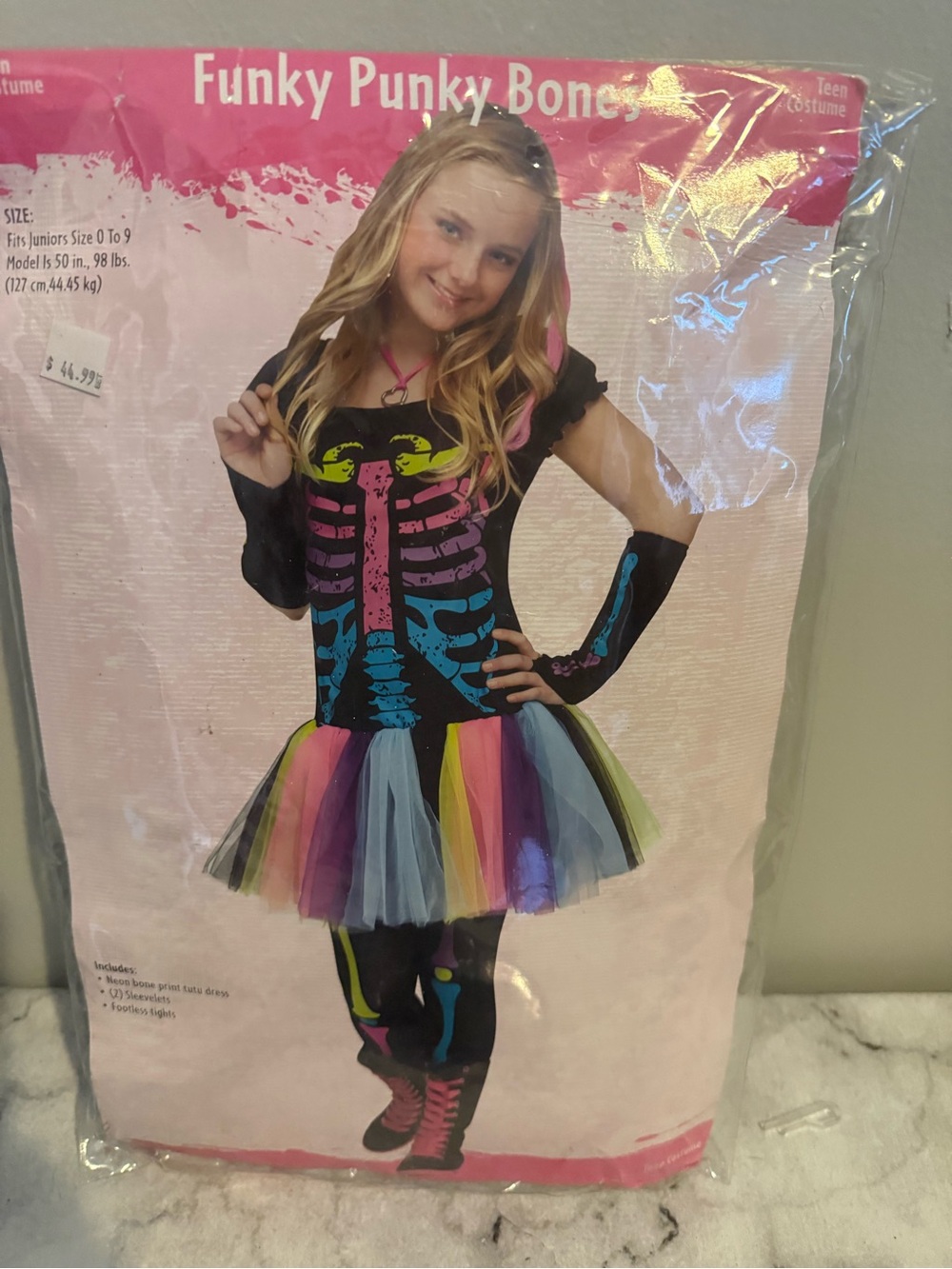 Halloween Funky Punky Bones costume